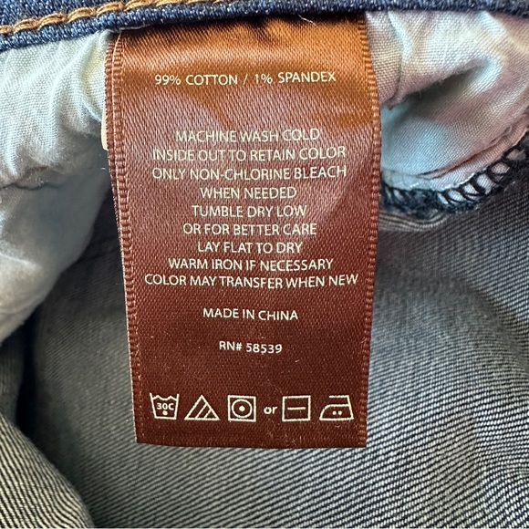 KUT FROM THE KLOTH BOYFRIEND DISTRESSED MID-RISE ROLL-UP STRAIGHT-LEG JEANS. Sz8 - Picture 10 of 13